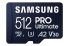 Samsung MB-MY512S 512GB PRO Ultimate Micro SD Memory Card with Adapter UHS-1 SDR104, Class 10, Grade 3 (U3), Read/Write Up to 200MB/s/130MB/s
